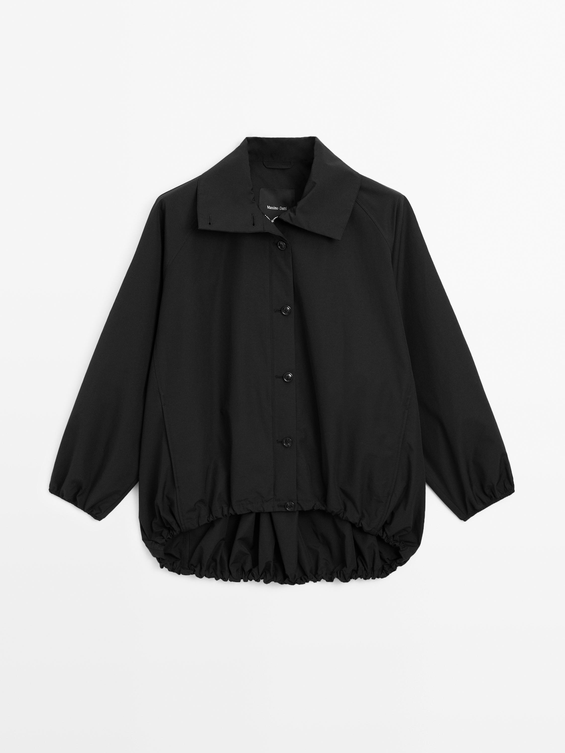 Cotton blend puff parka - Black | ZARA United States