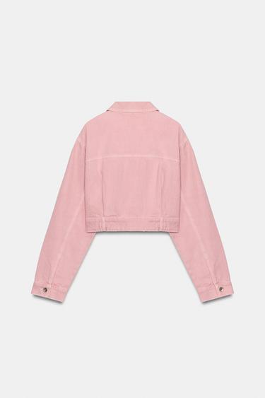 VESTE EN JEAN AVEC POCHES - Rose de Zara - Image 5