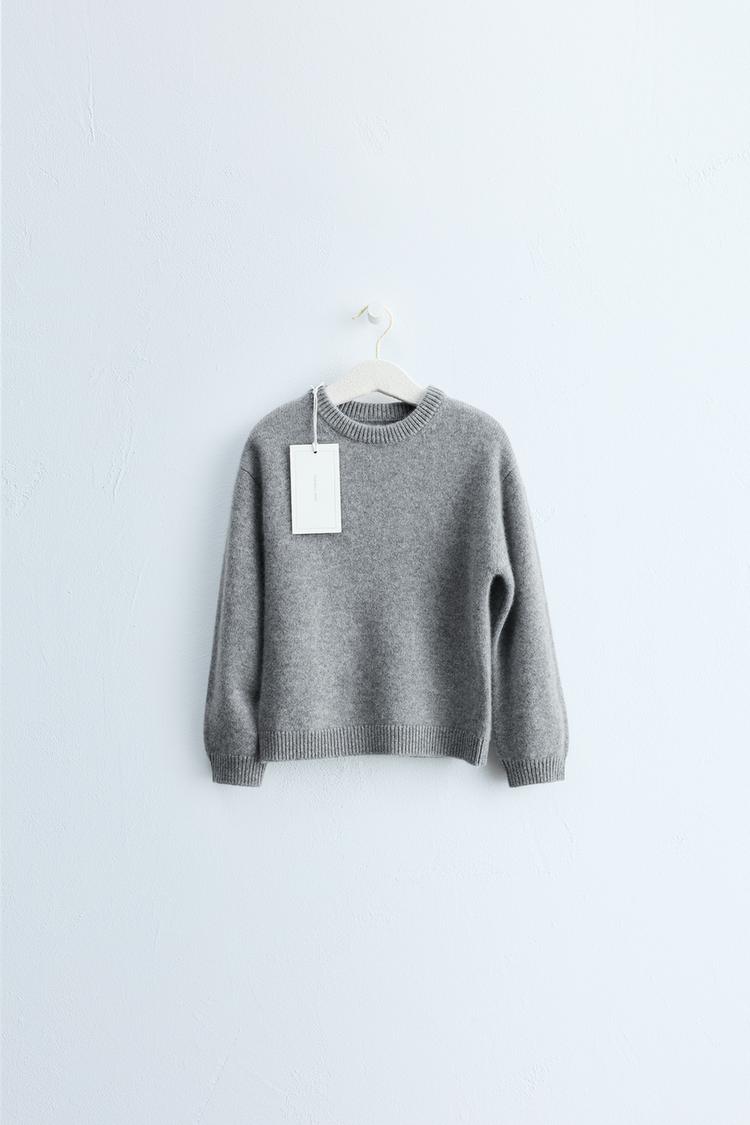 ZARA TIMELESS - 100% CASHMERE SWEATER — Gray