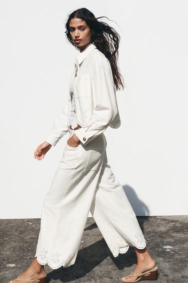 SPLIT SUEDE WEDGE SANDALS - Sand Brown by Zara