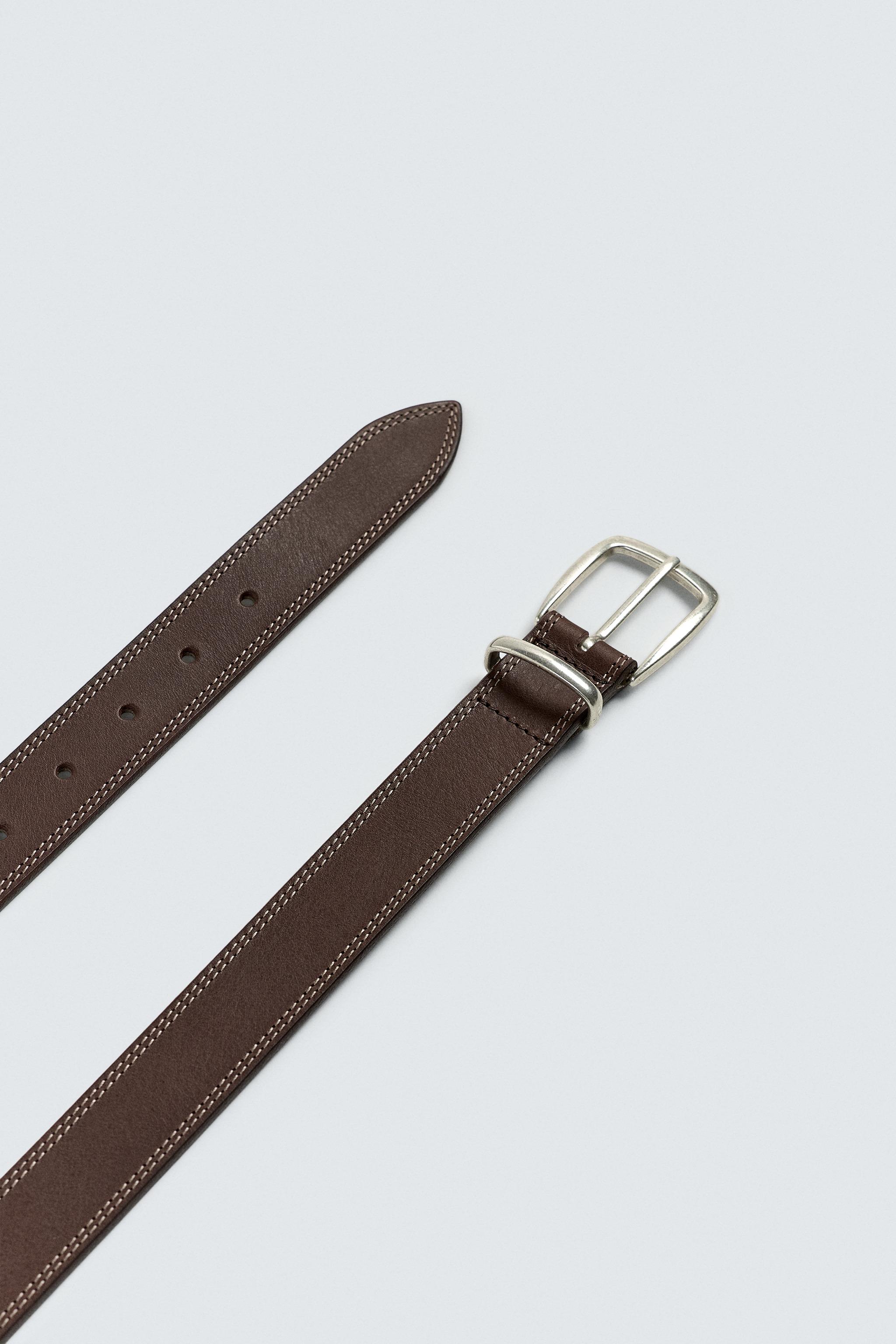 CEINTURE EN CUIR SURPIQÛRES ORIGINS