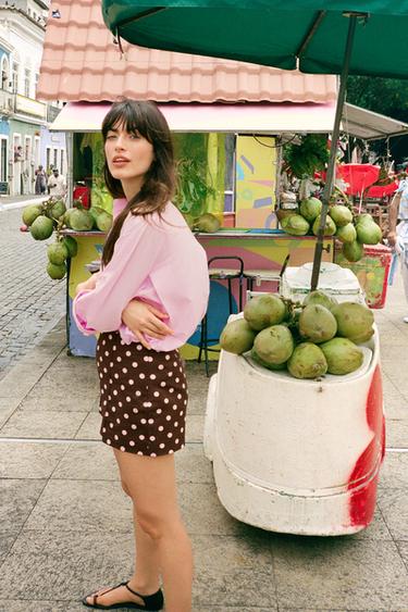 BERMUDA TIRO ALTO - Multicolor de Zara