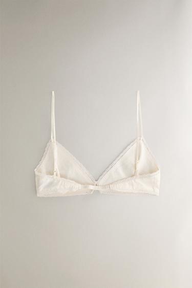 LACE BRALETTE - Ivory by Zara - Image 4
