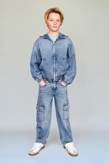 MULTI-CARGO JEANS - Blue by Zara