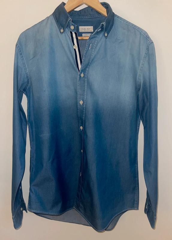 SLIM FIT SHIRT WITH BUTTON DETAILS