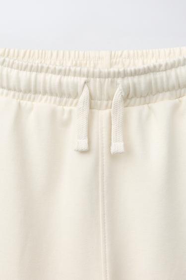 ENSEMBLE T-SHIRT ET BERMUDA INTERLOCK - Écru de Zara - Image 6