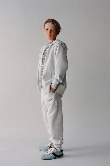 TEXT JOGGERS - Grey marl by Zara