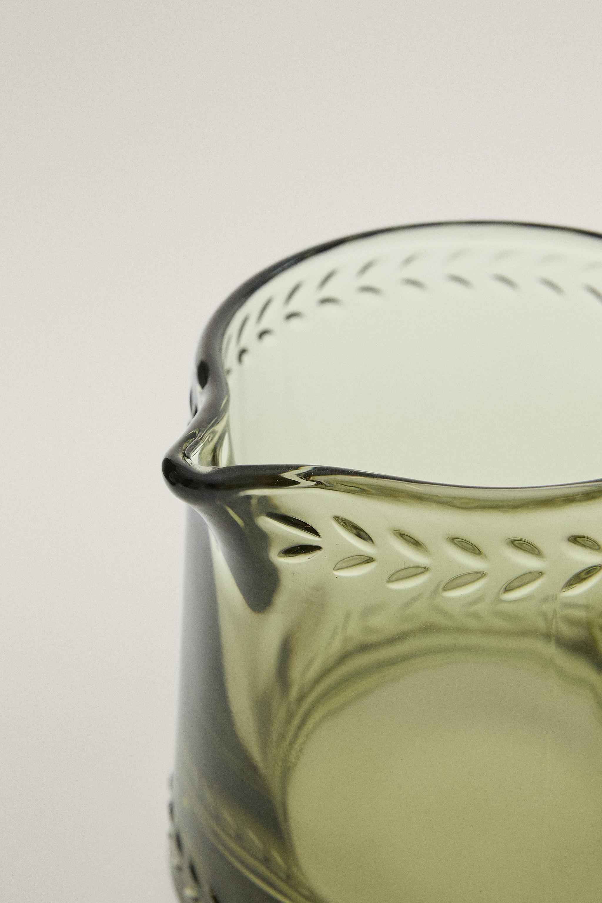 PICHET À LAIT EN VERRE DE NOËL
