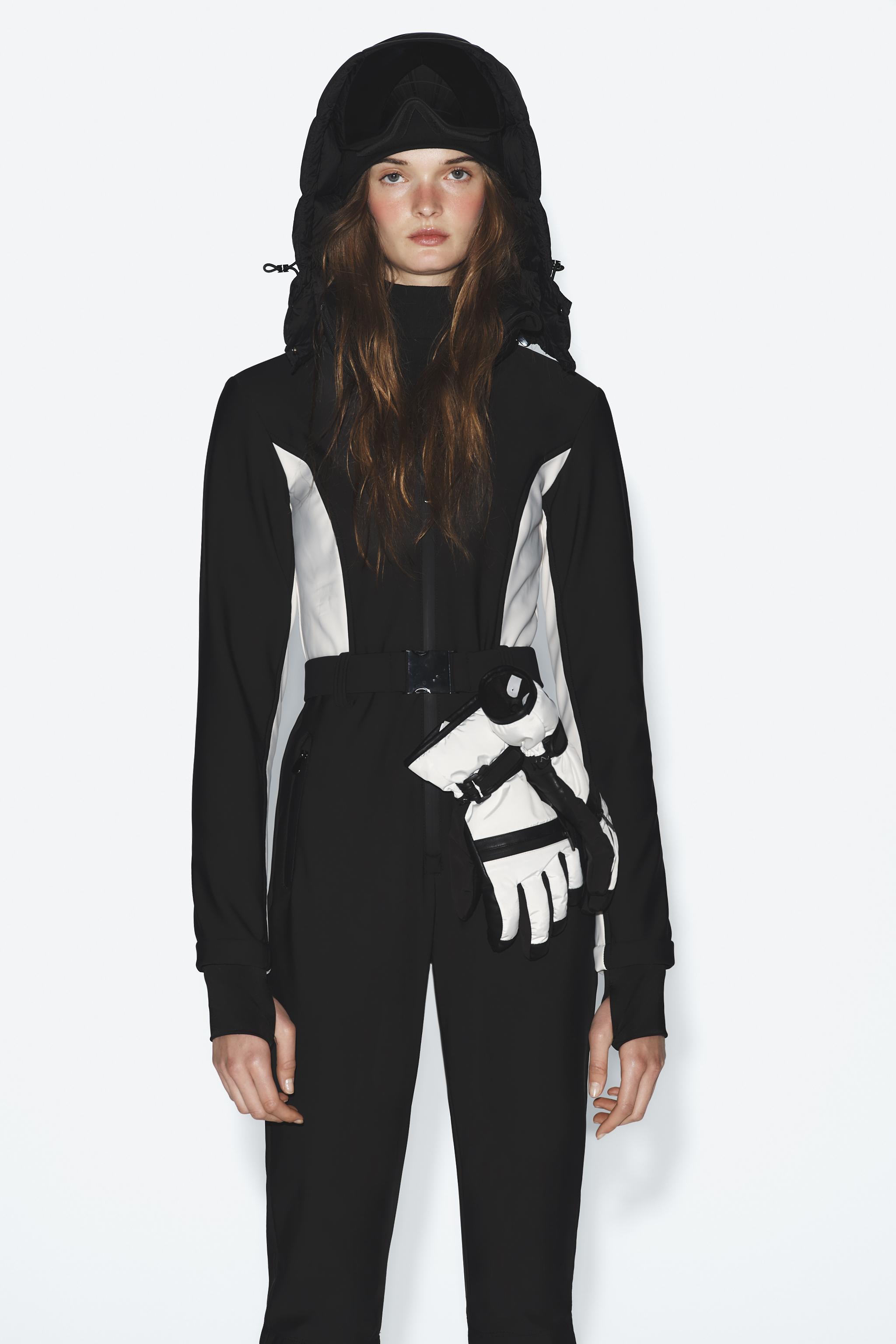 RECCO® TECHNOLOGY SKI COLLECTION WATER AND WIND PROTECTION JUMPSUIT - Black  / White | ZARA United States