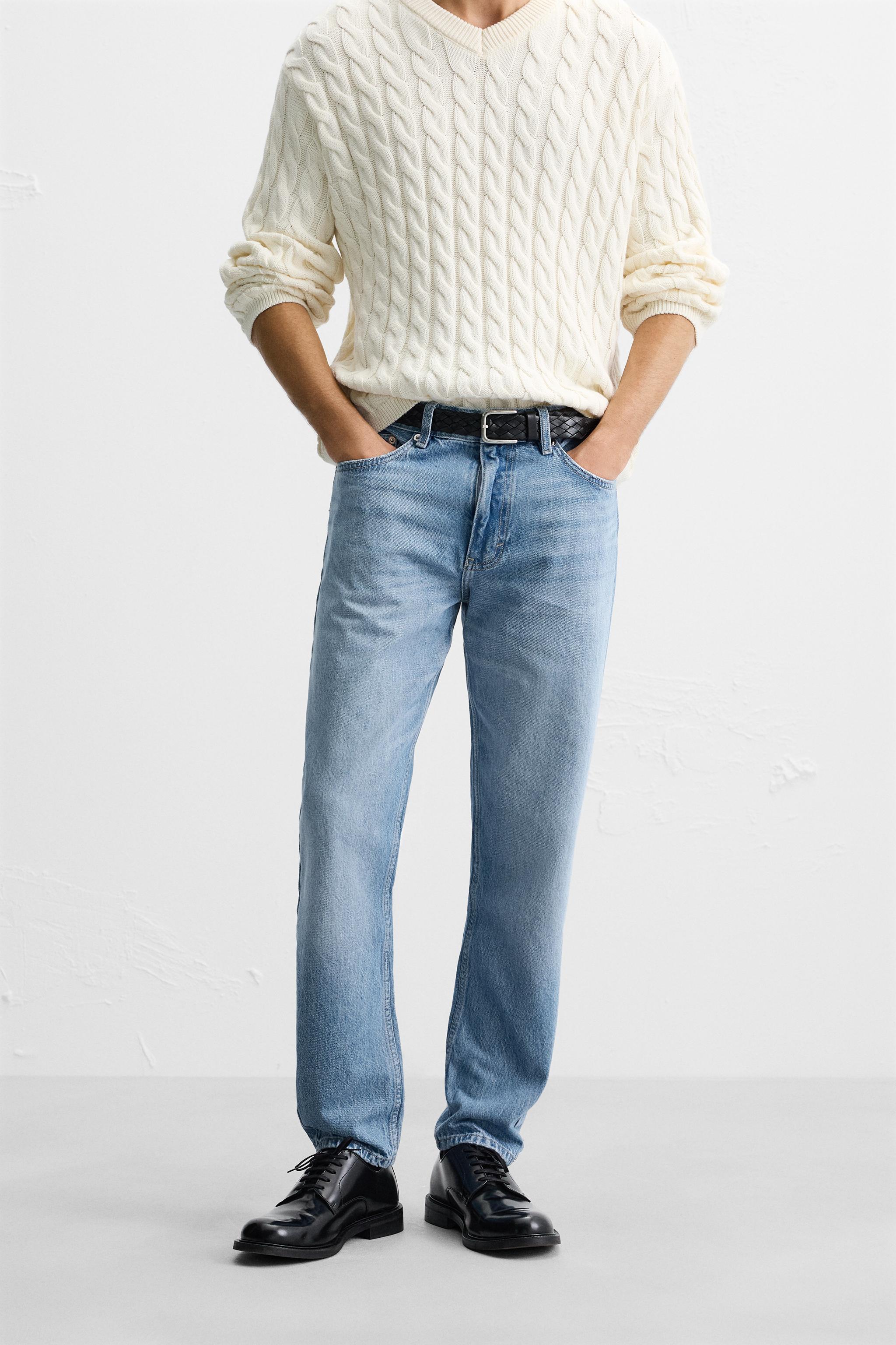 スリムフィットデニムパンツ | メンズ | ZARA 日本