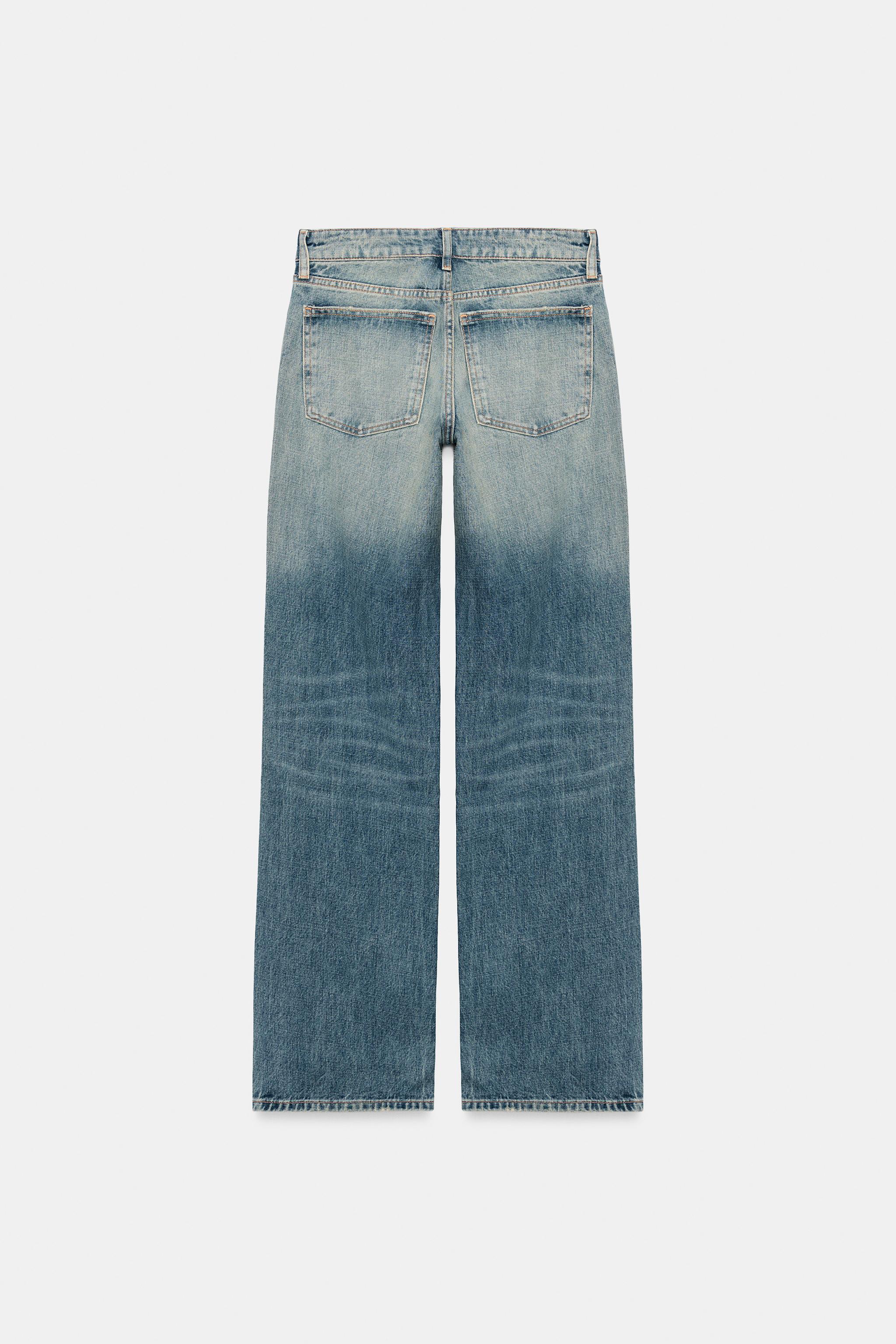 TRF LOW-RISE WIDE LEG JEANS