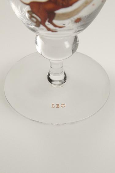 LEO ZODIAC GLASS | MARISA BERENSON - Transparent by Zara - Image 3