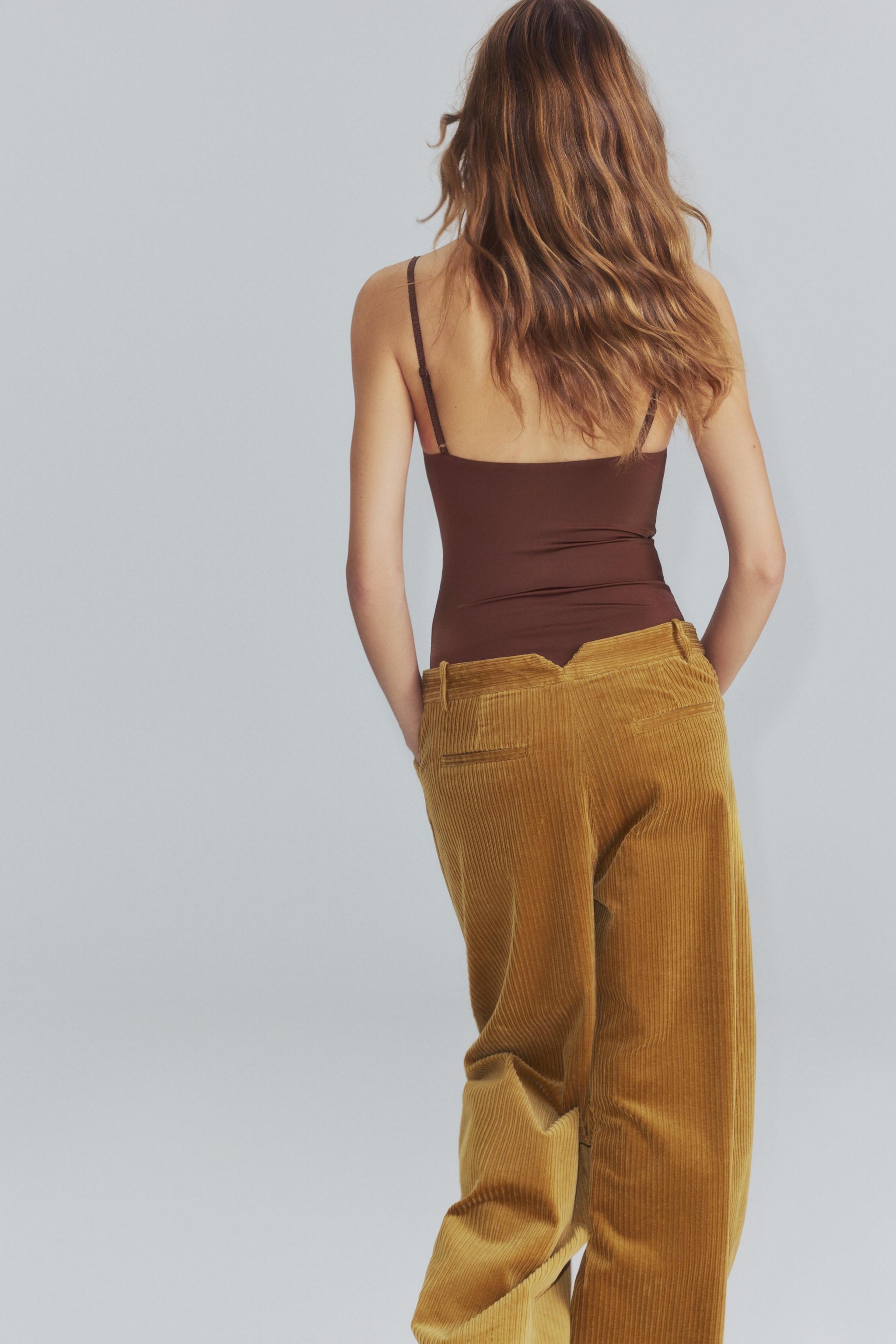 PANTALON EN VELOURS CÔTELÉ ZW COLLECTION
