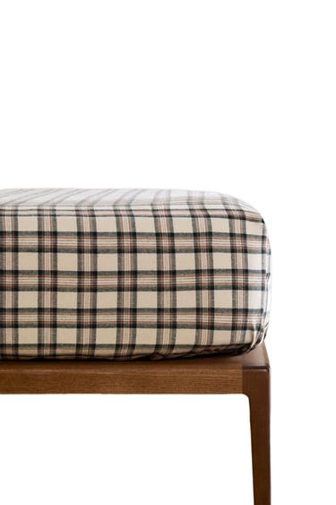 Zara CHILDREN’S CHRISTMAS CHECK FLANNEL FITTED SHEET - Multicolored - Image 0