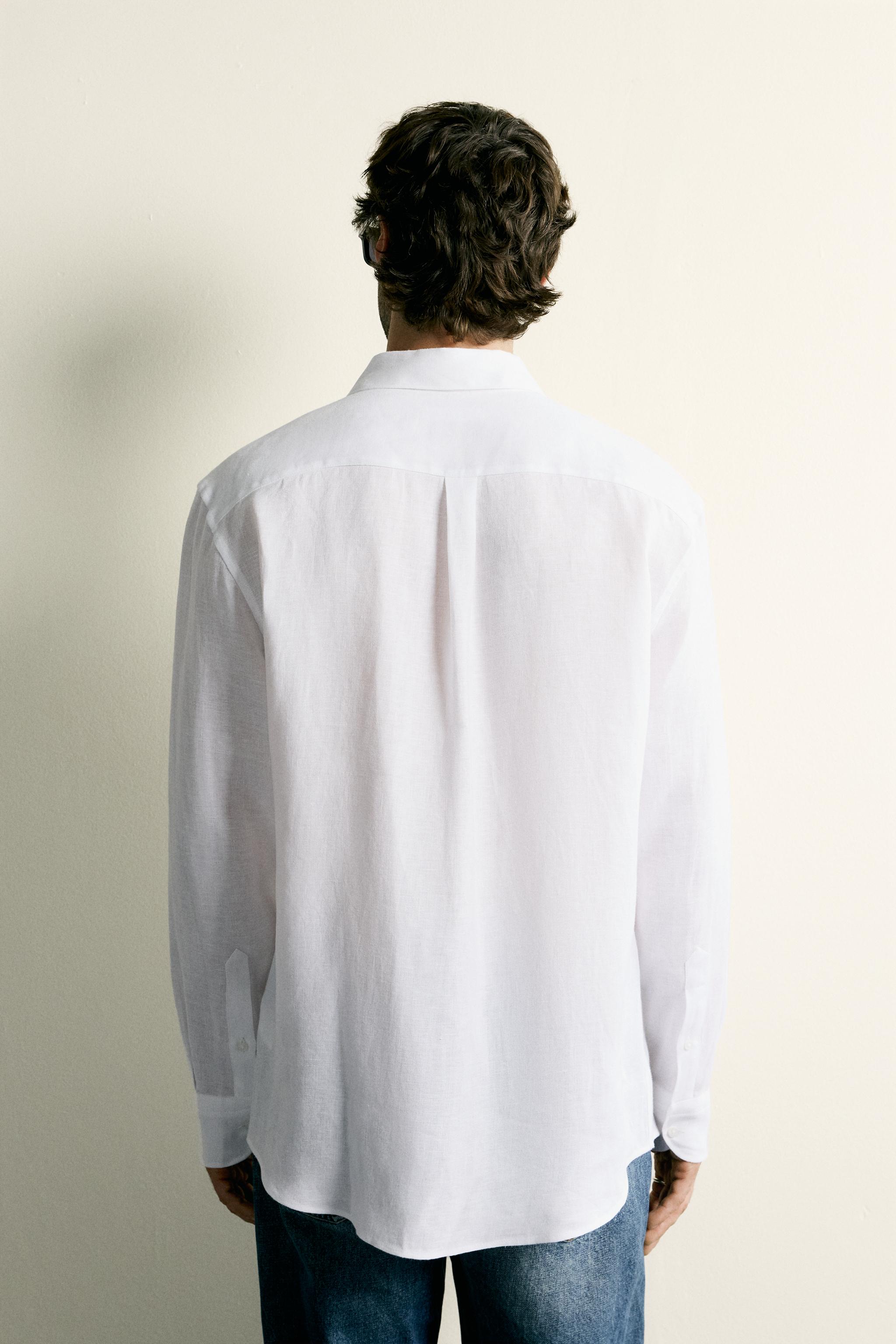 CHEMISE REGULAR FIT 100% LIN