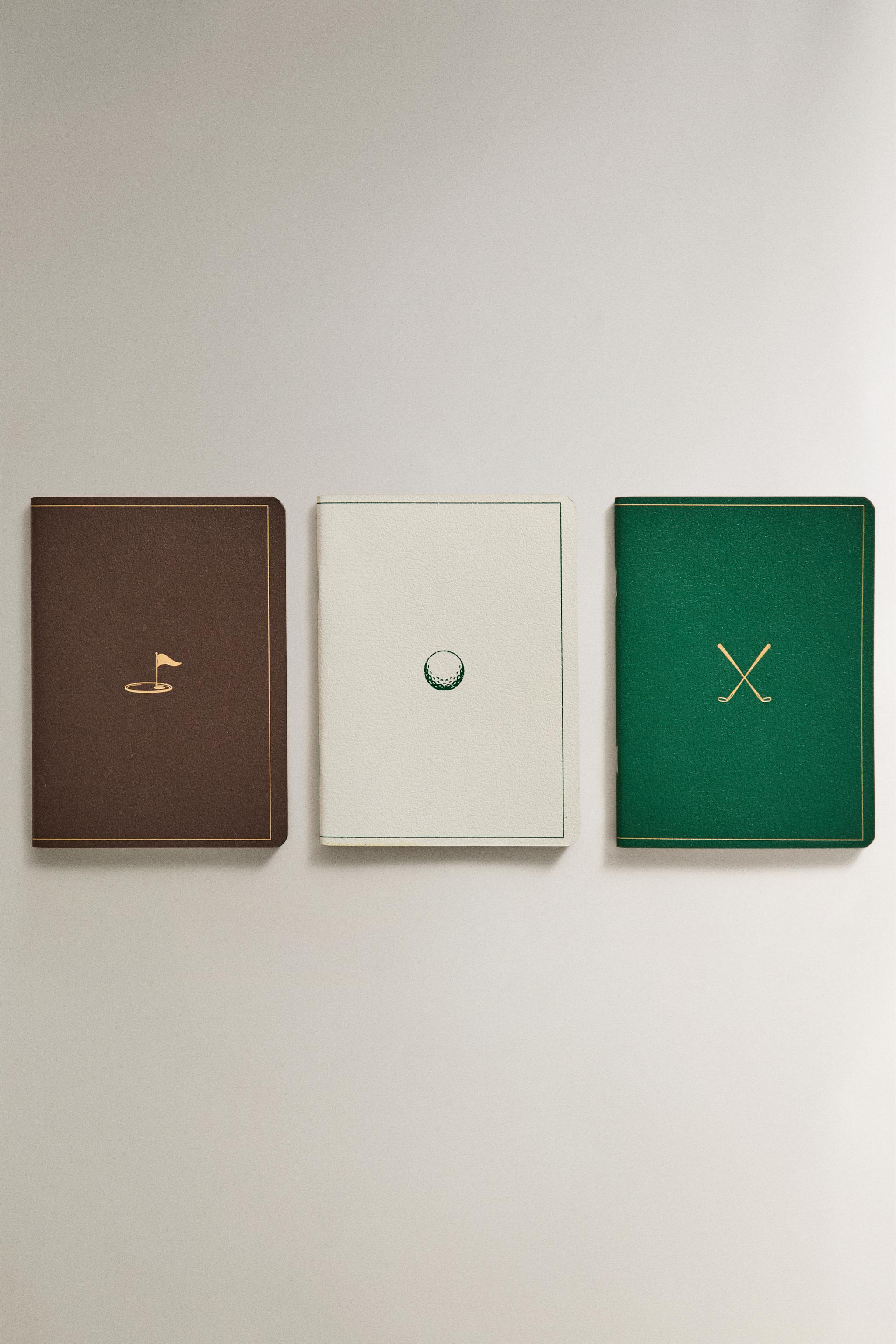 GOLF SCORE NOTEBOOK PACK (PACK OF 3)