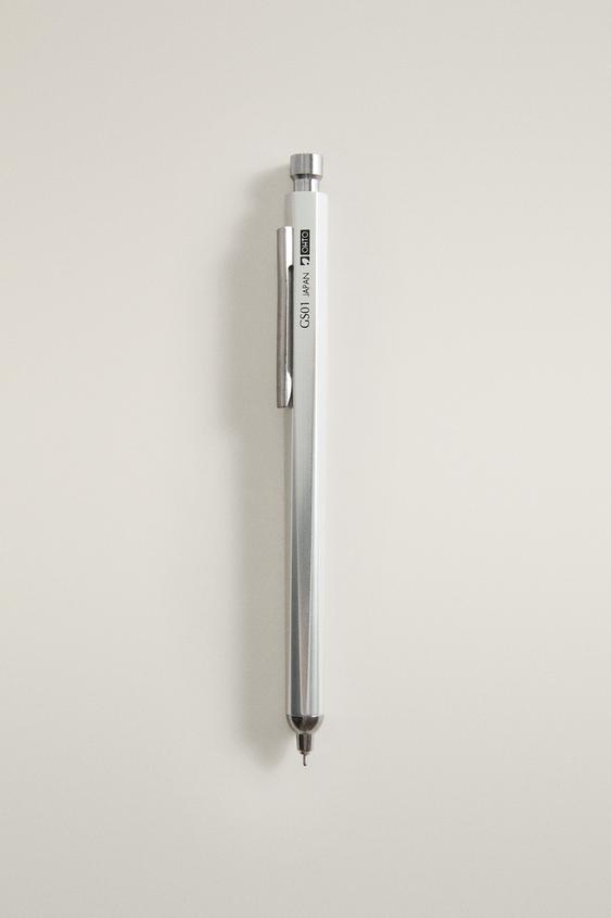 Zara OHTO ALUMINUM AND BRASS PEN - Silver - Image 0