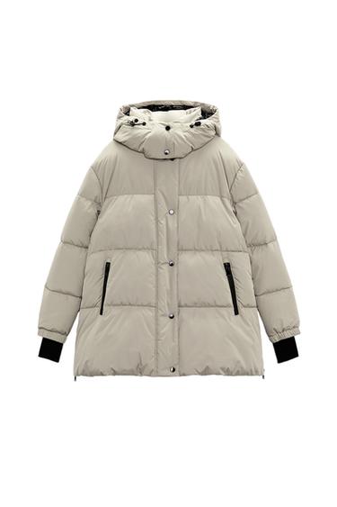 HOODED PUFFER JACKET