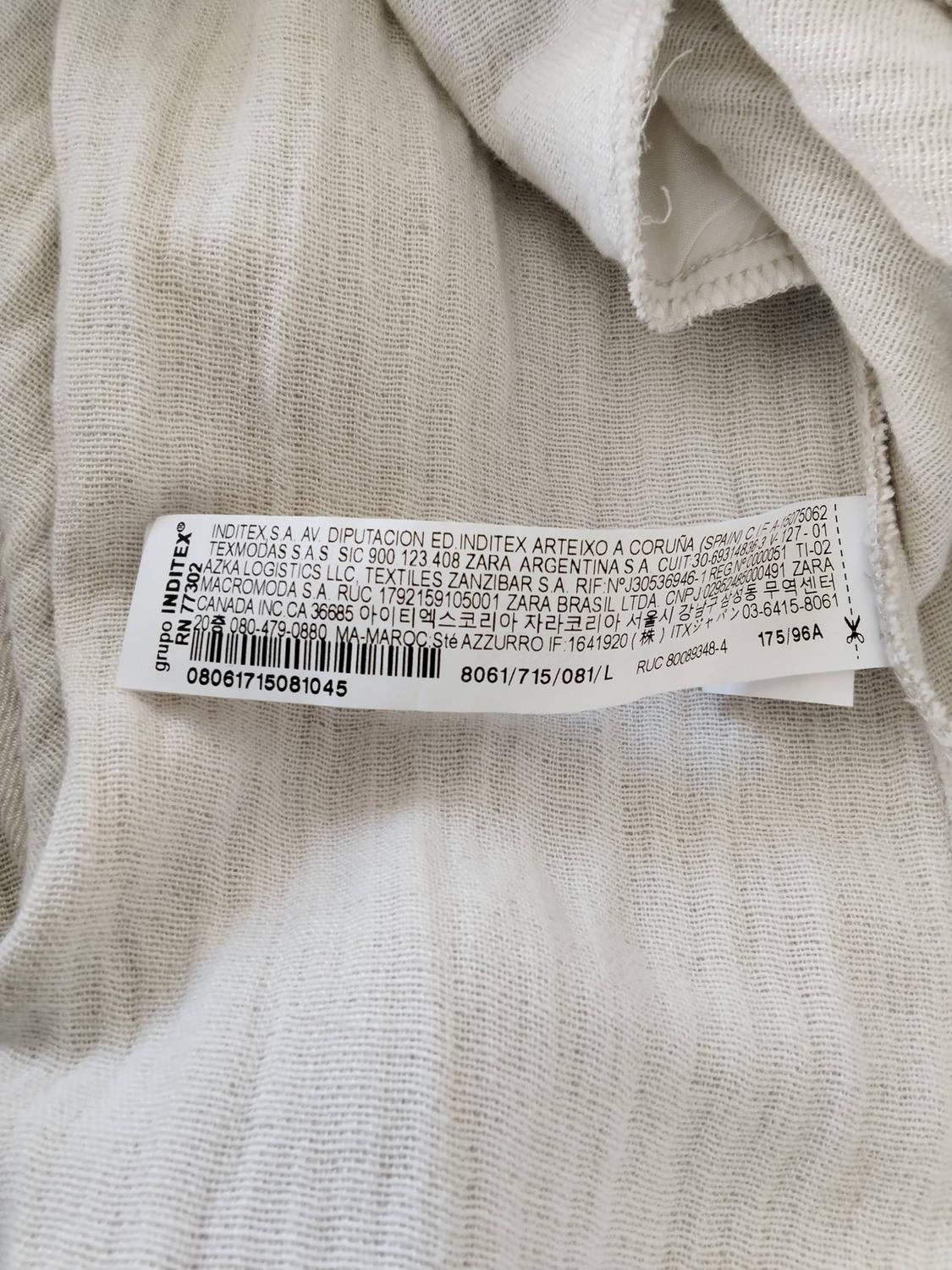 BELTED LINEN BLEND TRENCH COAT - Image 8