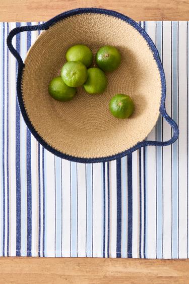 STRIPED TABLE RUNNER - Blue by Zara - Image 5