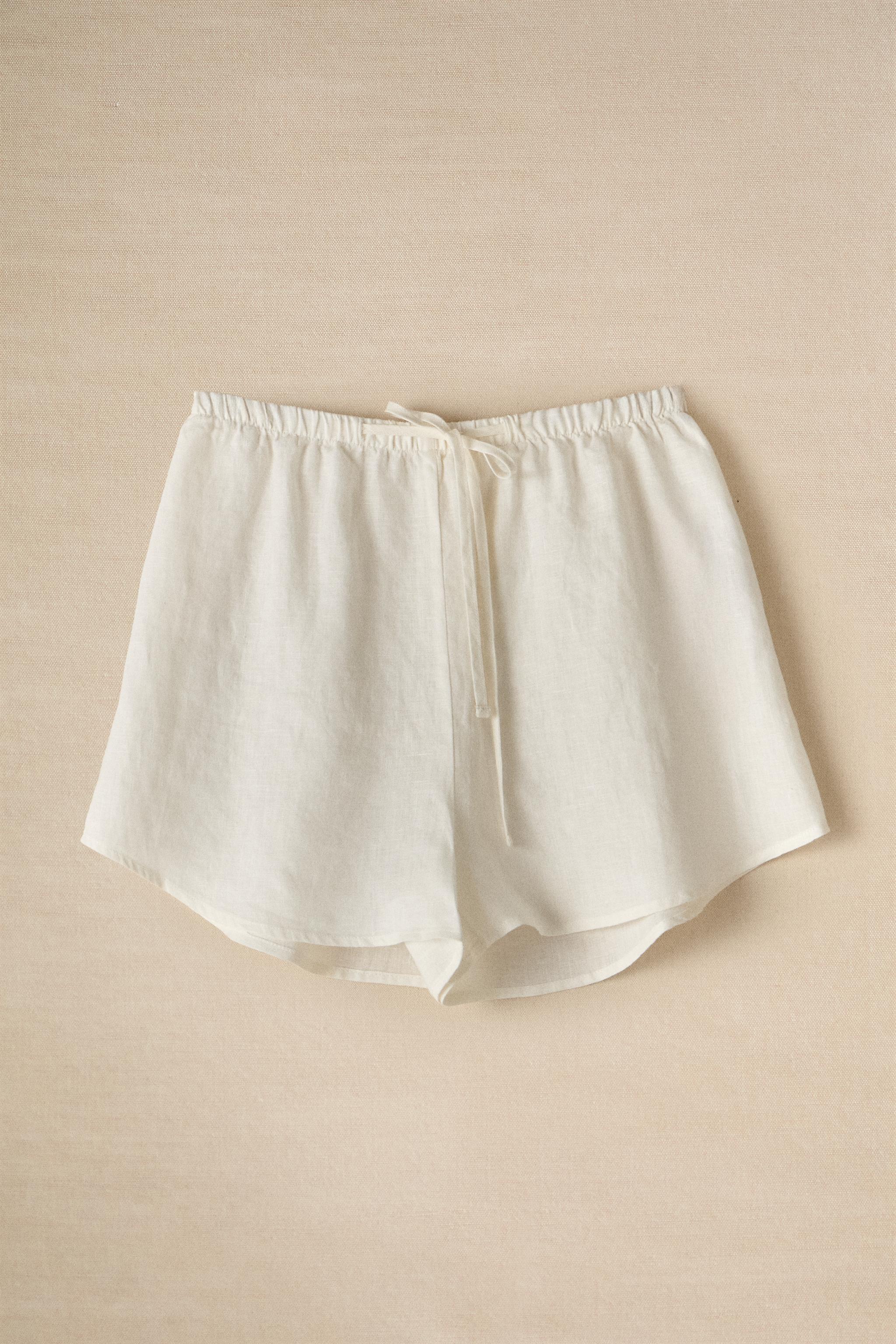 LINEN SHORTS