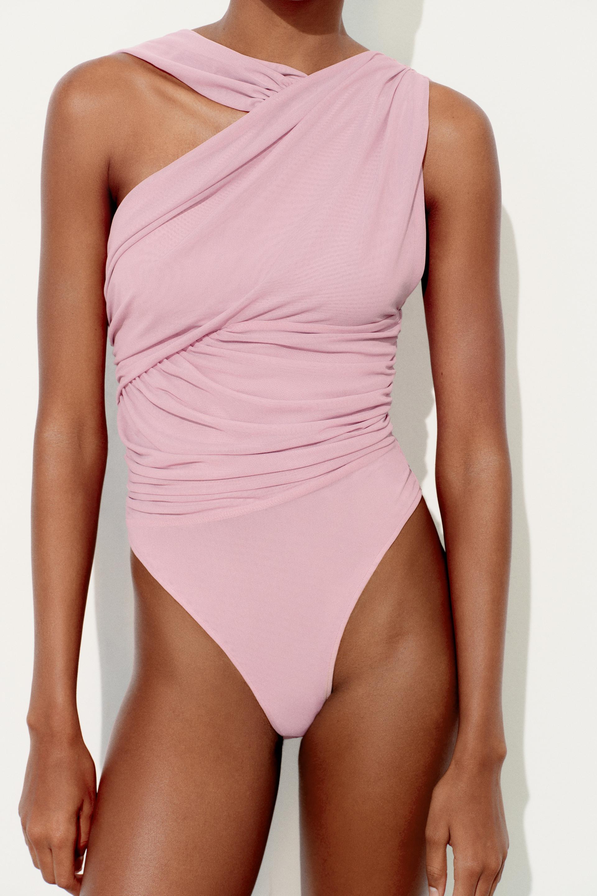 asymmetric bodysuit limitless contour collection 03 de Zara sur SCANDALOOK