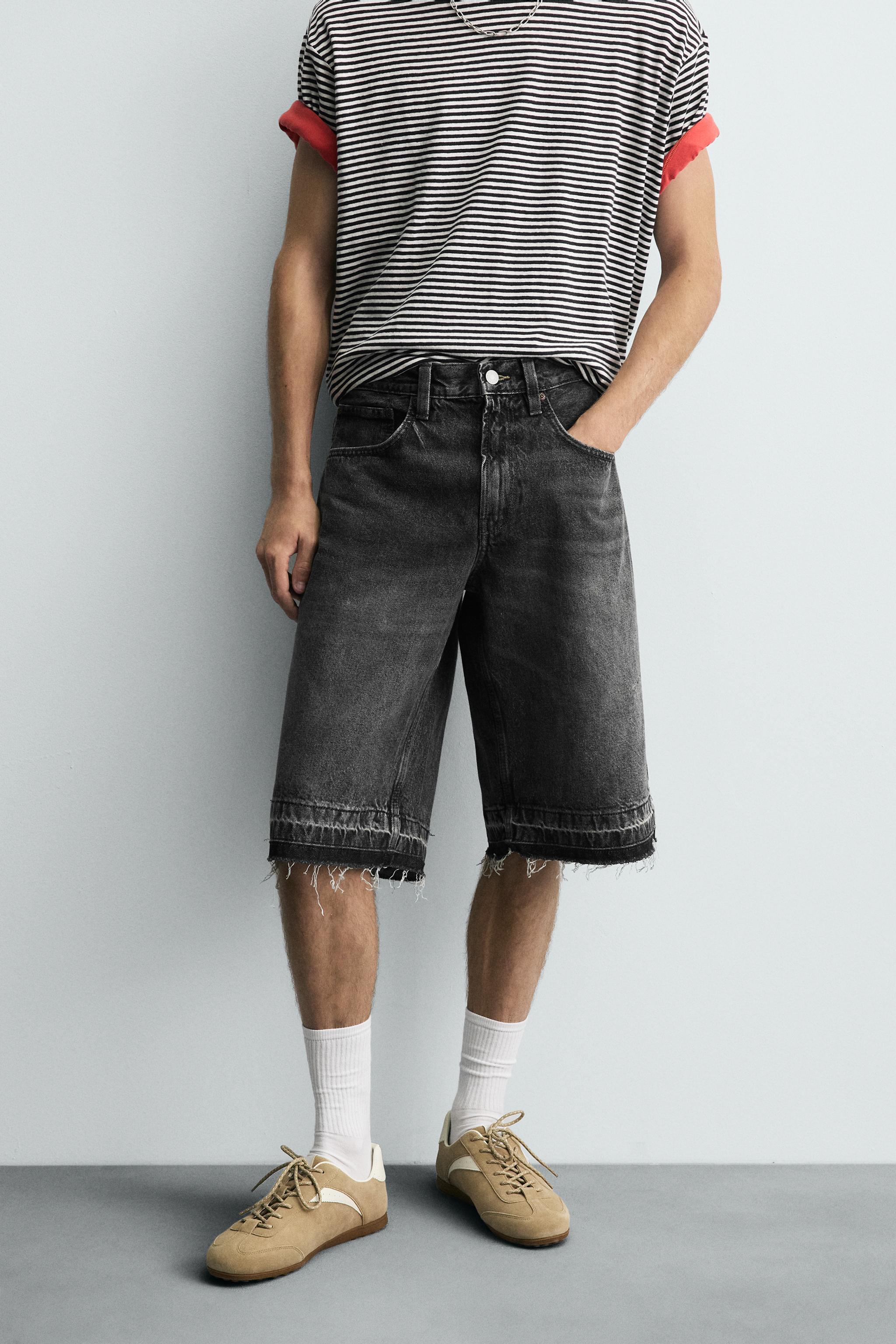 デニムショートパンツ | メンズ | ZARA 日本