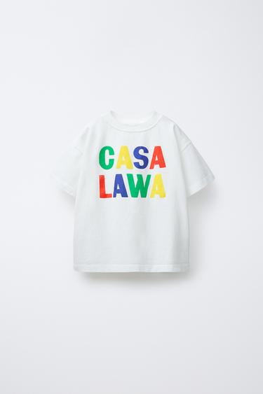 T-SHIRT MIT CASA LAWA © X ZARA KIDS-PRINT - Cremefarben von Zara