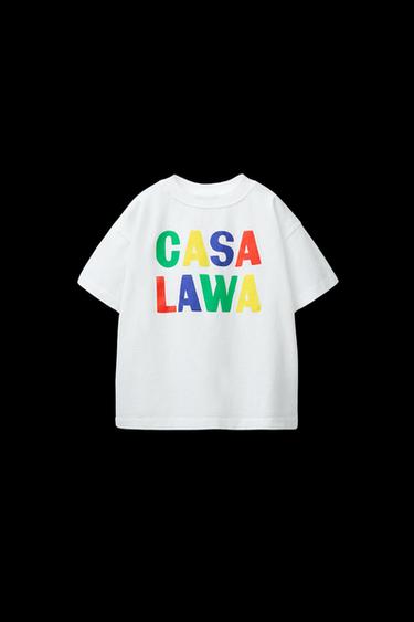 CAMISETA ESTAMPADA CASA LAWA © X ZARA KIDS - Blanco roto de Zara - Imagen 0