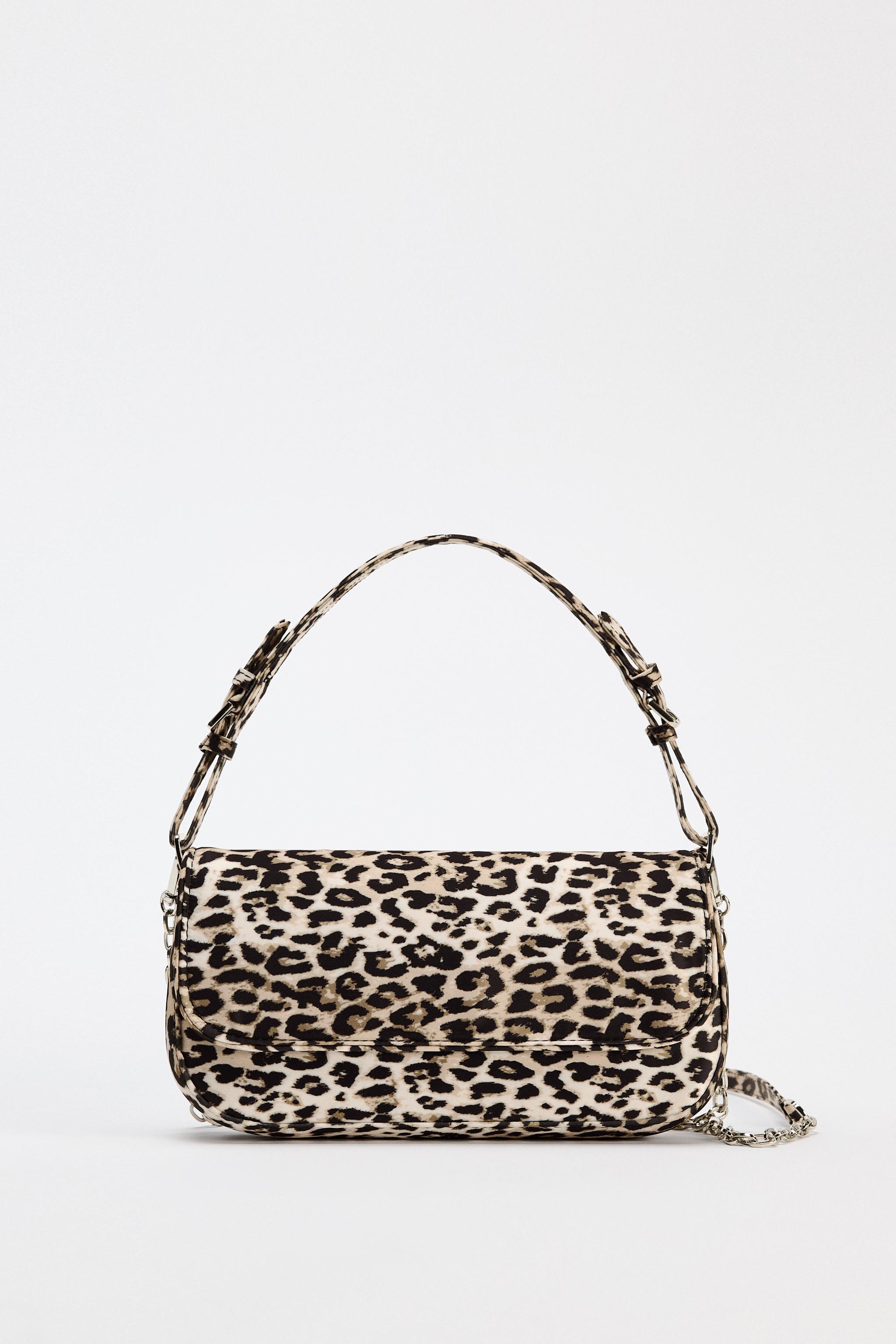 Animal print shoulder bag best sale