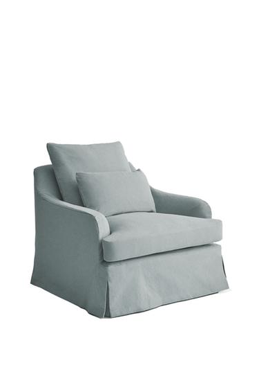 Zara ARMCHAIR 01 - Mid-blue