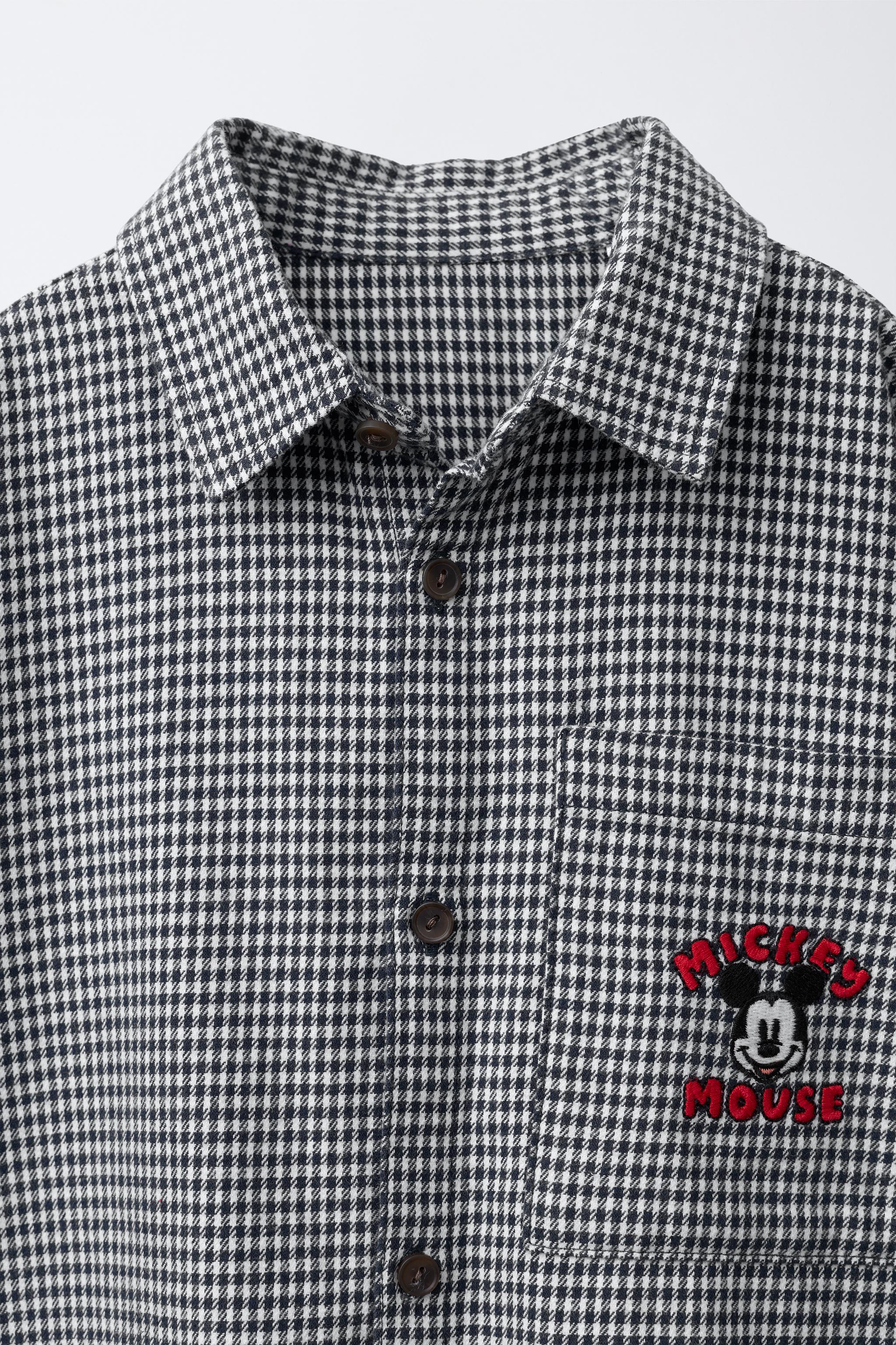 MICKEY MOUSE © DISNEY PLAID SHIRT