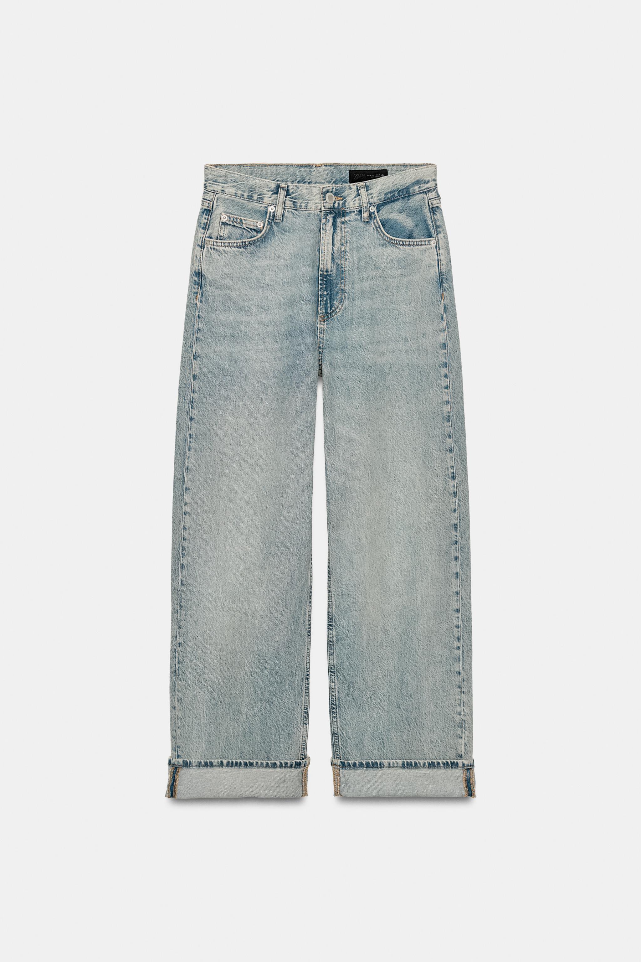 ZW COLLECTION MID-RISE BAGGY JEANS