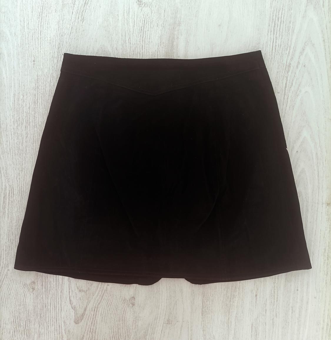 SUEDE MINI SKIRT WITH PRINT - Image 2