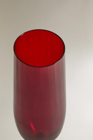 FLÛTE CRISTALLINE RELIEF NOËL - Rouge de Zara - Image 2