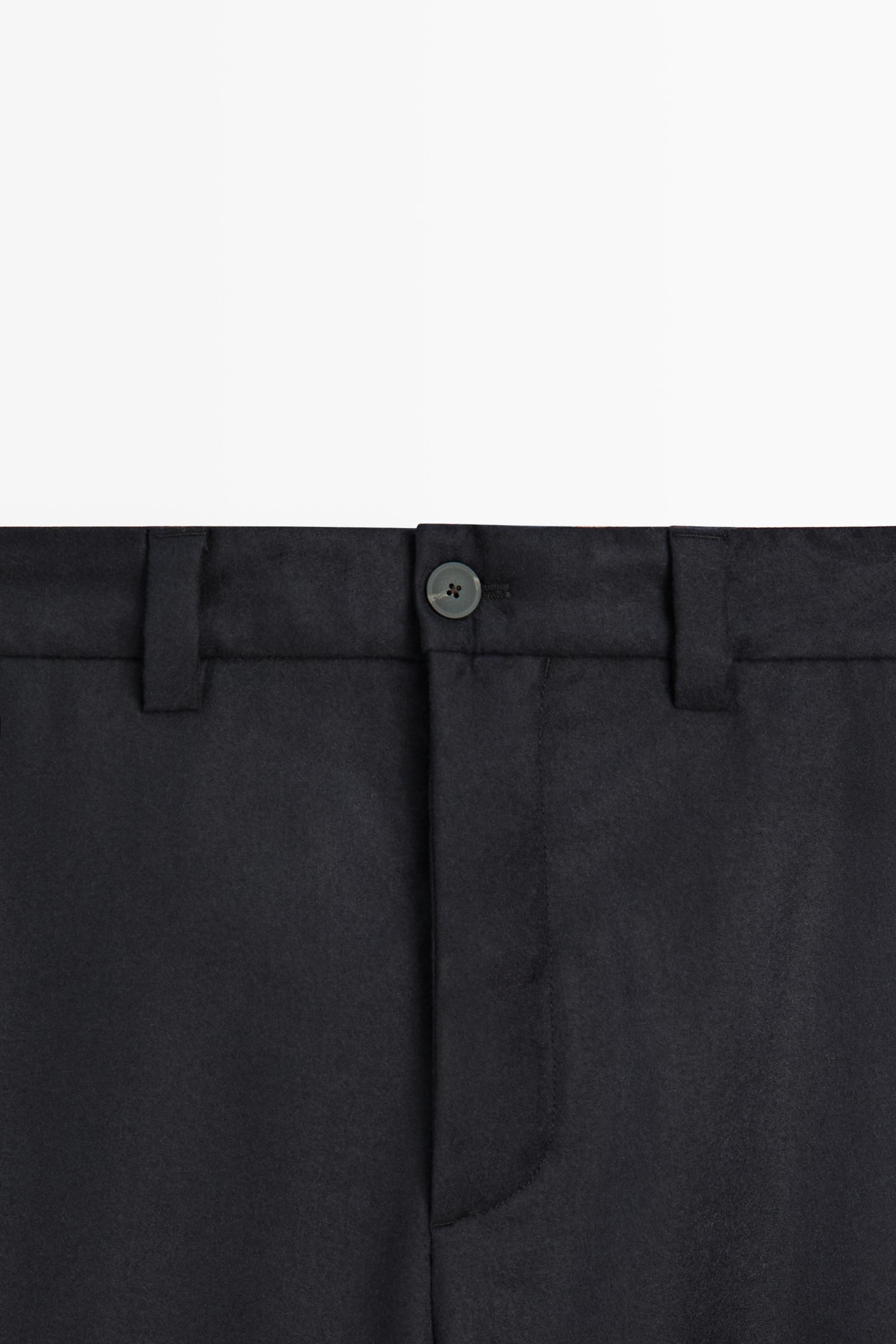 100% wool total look pants