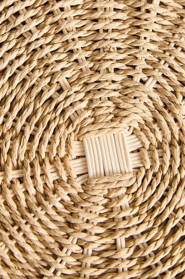 SET DE TABLE ROND ROTIN - Marron de Zara - Image 3