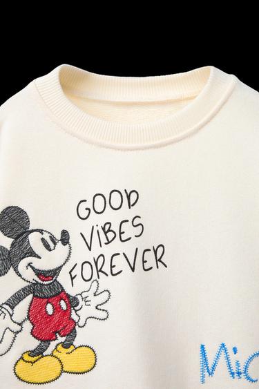 Zara MICKEY MOUSE © DISNEY SWEATSHIRT - Ecru