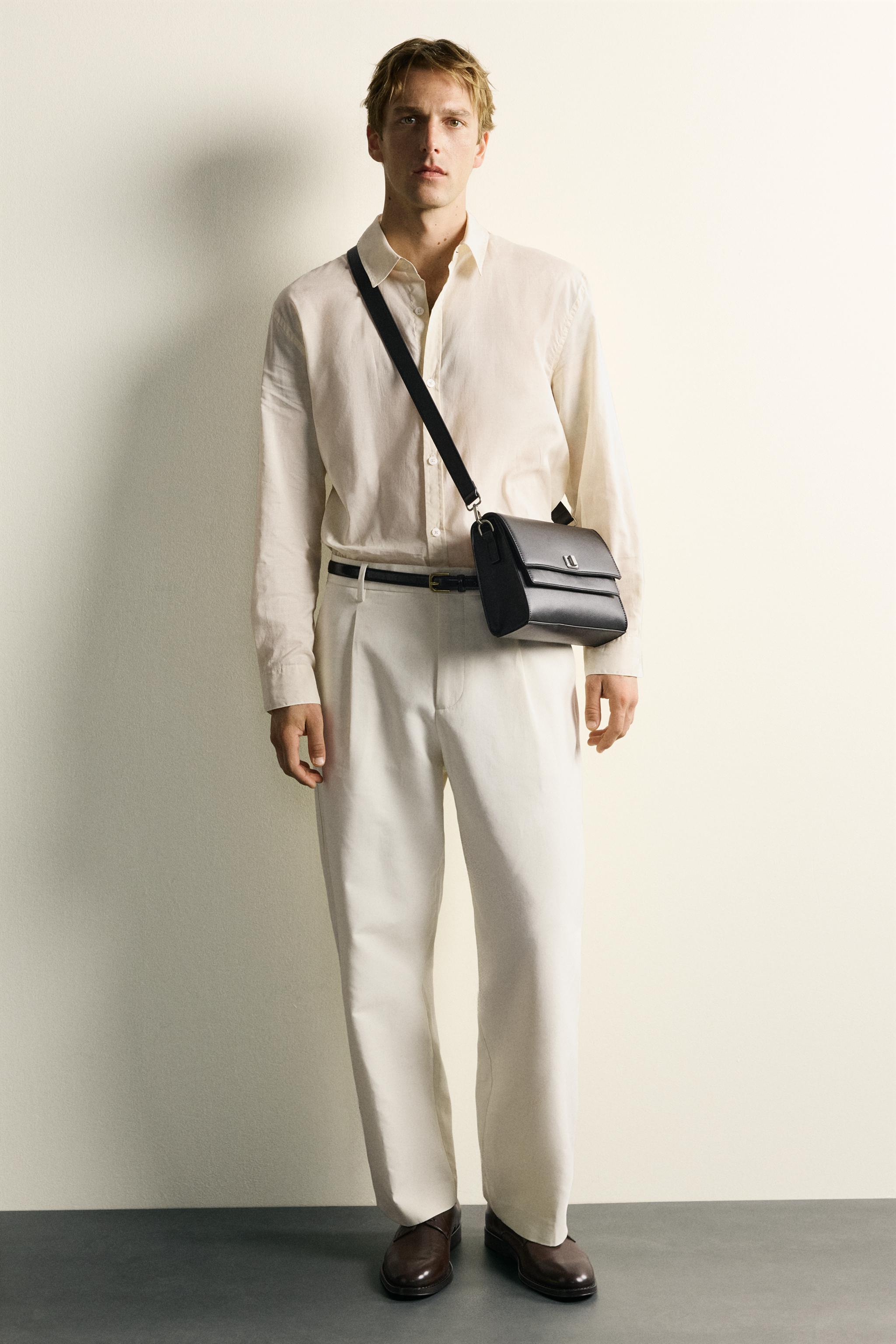 DOUBLE FLAP CROSSBODY BAG