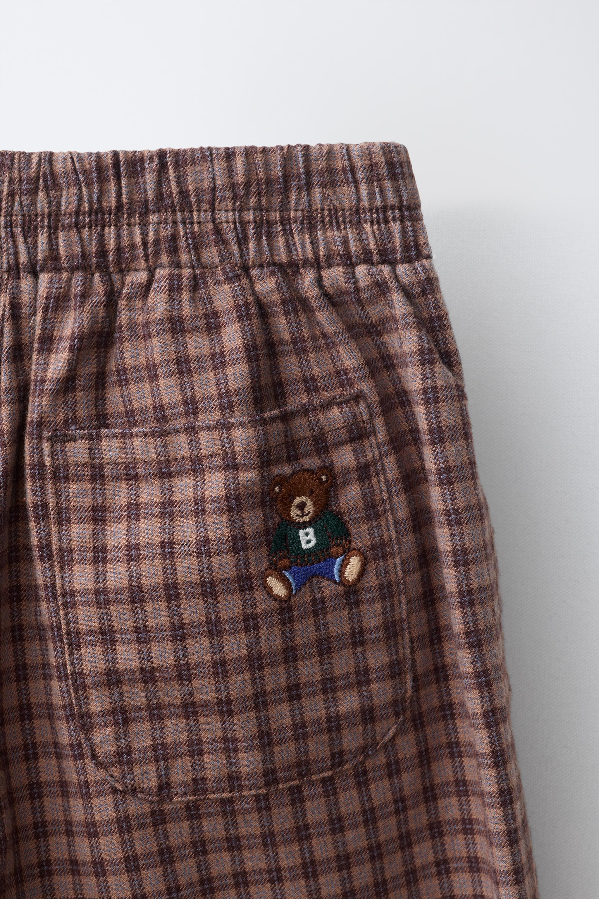 PANTALON BALLON BRODÉ OURS
