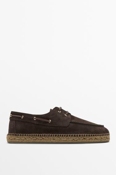 Zara Jute sole deck shoes - Brown - Image 0