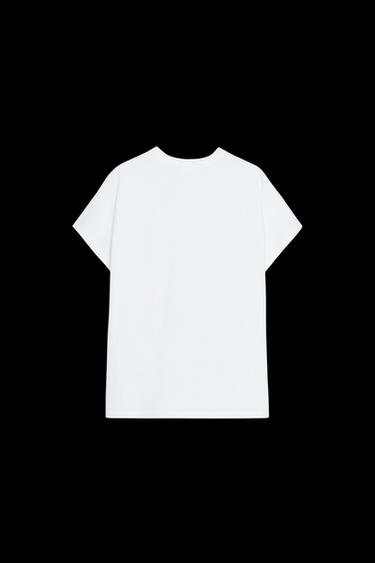 Zara DOLMAN SLEEVE T-SHIRT - White
