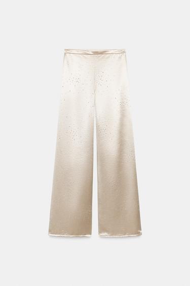 PANTALON SATINÉ BRILLANT - Cave de Zara - Image 3