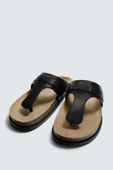 SANDALES À BRIDE - Noir de Zara - Image 4