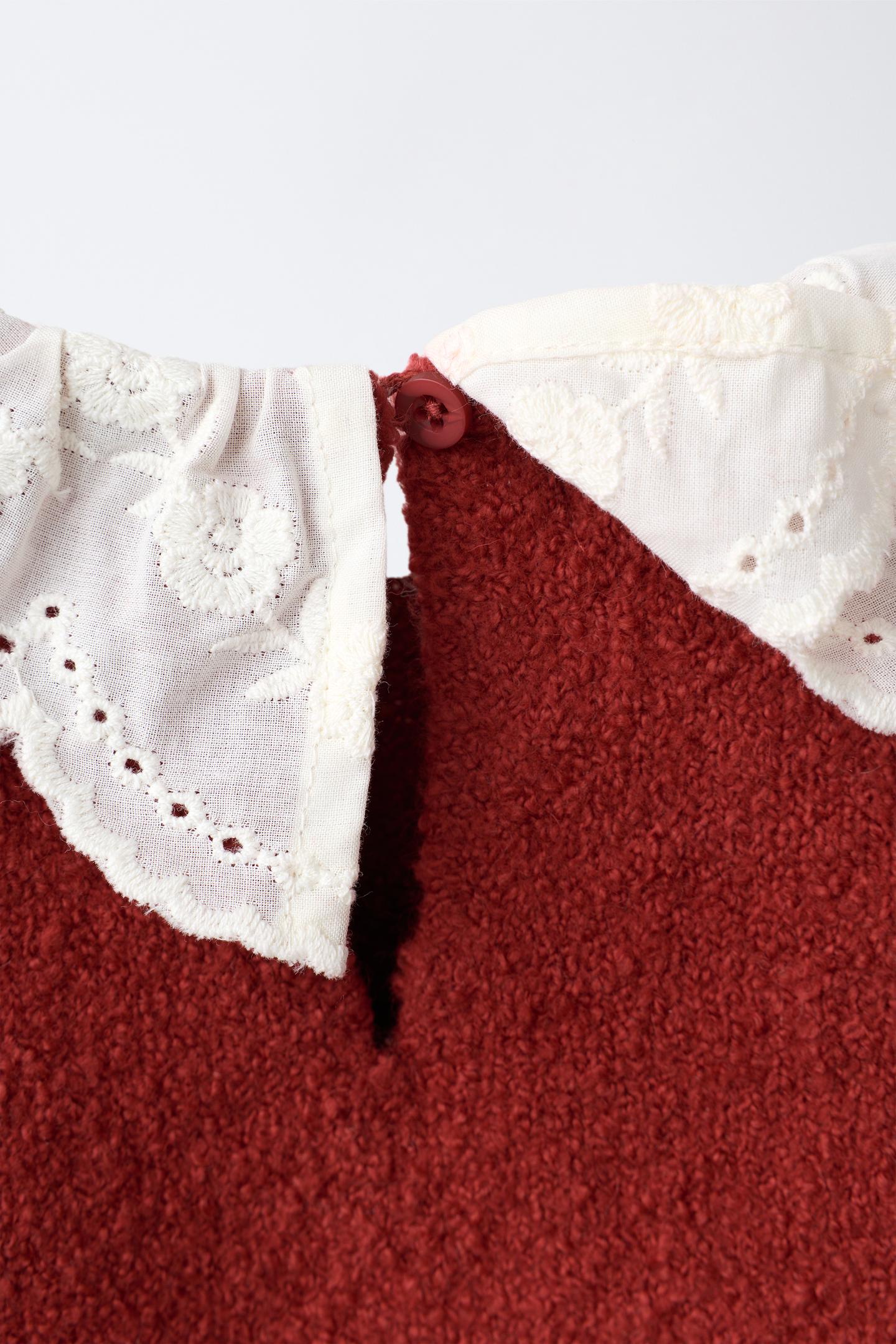 Боди Knit Peter Pan для детей — Zara, цвет: Красный — фото 4
