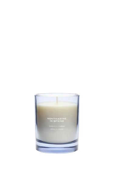 MONTMARTRE IN SPRING SCENTED CANDLE 200G (7.05 OZ). - TINTED LEATHER by Zara