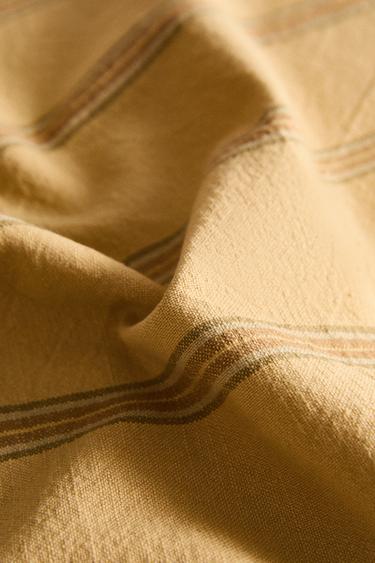 LOT SERVIETTES DE TABLE RAYURES FIL TEINTÉ (LOT DE 2) - Moutarde de Zara - Image 3