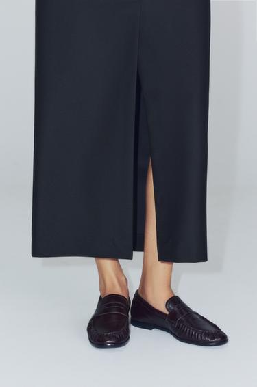 LEATHER LOAFERS — Brown 1