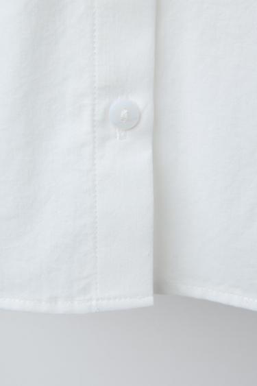 CHEMISE COL CLAUDINE - Blanc de Zara - Image 3