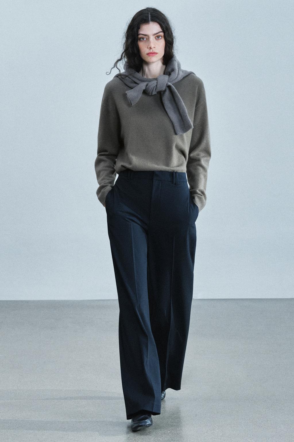 Zara 100% yun oversize sviter
